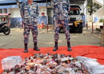 वीरगंज में सशस्त्र पुलिस के टीम बड़ा मात्रा में अवैध दवाई बरामद कइले