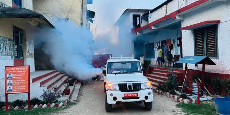 मच्छर नियंत्रण खातिर आज से फगिंग स्प्रे भी शुरू