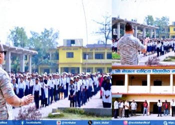वीरगंज में मेयर राजेशमान सिंह द्वारा स्कूल के निरीक्षण