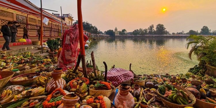आजु चैती छठ के दुसरका दिन खरना मनावल जा रहल