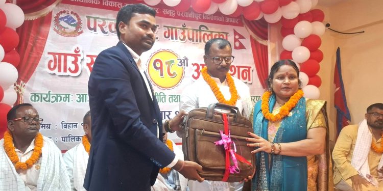परवानीपुर के नीति आ कार्यक्रम सार्वजनिक भइल, गाँवसभा के माध्यम से पालिका 36 करोड़ 63 लाख के योजना सार्वजनिक