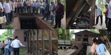 वीरगञ्ज चीनी कारखाना फेरु से चलावे के संभावना के अध्ययन करे खातिर कार्यदल द्वारा निरीक्षण