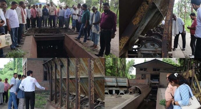 वीरगञ्ज चीनी कारखाना फेरु से चलावे के संभावना के अध्ययन करे खातिर कार्यदल द्वारा निरीक्षण