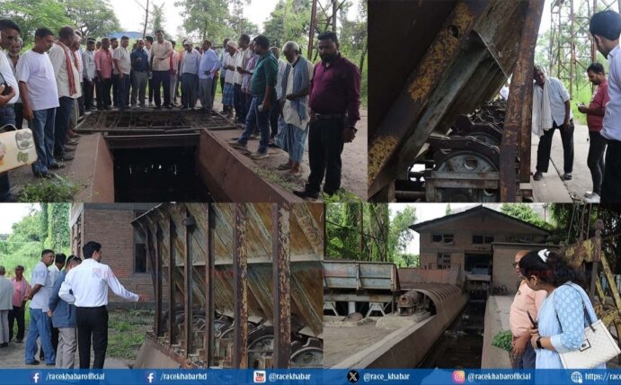 वीरगञ्ज चीनी कारखाना फेरु से चलावे के संभावना के अध्ययन करे खातिर कार्यदल द्वारा निरीक्षण
